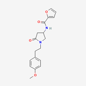 N-{1-[2-(4-methoxyphenyl)ethyl]-5-oxo-3-pyrrolidinyl}-2-furamide