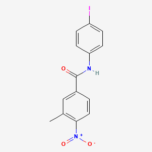 N-(4-iodophenyl)-3-methyl-4-nitrobenzamide