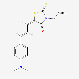 3-allyl-5-{3-[4-(dimethylamino)phenyl]-2-propen-1-ylidene}-2-thioxo-1,3-thiazolidin-4-one