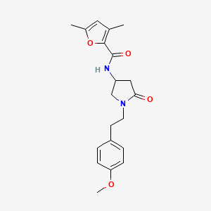 N-{1-[2-(4-methoxyphenyl)ethyl]-5-oxo-3-pyrrolidinyl}-3,5-dimethyl-2-furamide