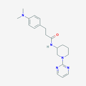 3-[4-(dimethylamino)phenyl]-N-[1-(2-pyrimidinyl)-3-piperidinyl]propanamide