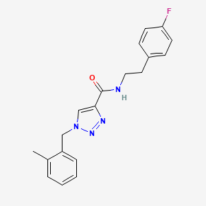 N-[2-(4-fluorophenyl)ethyl]-1-(2-methylbenzyl)-1H-1,2,3-triazole-4-carboxamide