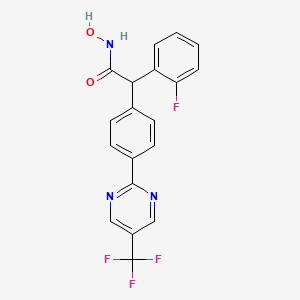 molecular formula C19H13F4N3O2 B606639 CHDI-390576 CAS No. 1629729-98-1