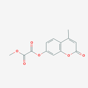 B606642 Methyl (4-methyl-2-oxo-2H-chromen-7-yl) oxalate CAS No. 1643616-33-4