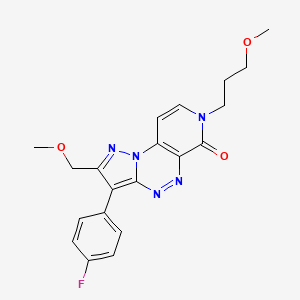 3-(4-fluorophenyl)-2-(methoxymethyl)-7-(3-methoxypropyl)pyrazolo[5,1-c]pyrido[4,3-e][1,2,4]triazin-6(7H)-one