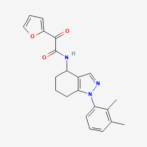 N-[1-(2,3-dimethylphenyl)-4,5,6,7-tetrahydro-1H-indazol-4-yl]-2-(2-furyl)-2-oxoacetamide