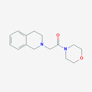 2-[2-(4-morpholinyl)-2-oxoethyl]-1,2,3,4-tetrahydroisoquinoline