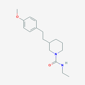 N-ethyl-3-[2-(4-methoxyphenyl)ethyl]-1-piperidinecarboxamide