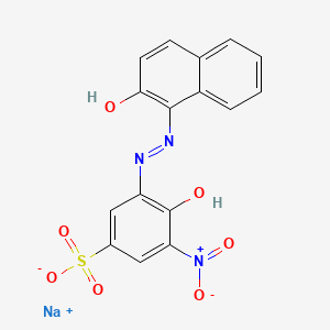 molecular formula C27H28 B606669 4-羟基-3-((2-羟基-1-萘基)偶氮)-5-硝基苯磺酸钠 CAS No. 3179-84-8