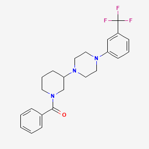 1-(1-benzoyl-3-piperidinyl)-4-[3-(trifluoromethyl)phenyl]piperazine