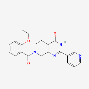 7-(2-propoxybenzoyl)-2-pyridin-3-yl-5,6,7,8-tetrahydropyrido[3,4-d]pyrimidin-4(3H)-one