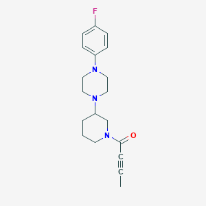 1-[1-(2-butynoyl)-3-piperidinyl]-4-(4-fluorophenyl)piperazine