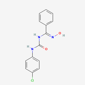 N-{[(4-chlorophenyl)amino]carbonyl}-N'-hydroxybenzenecarboximidamide