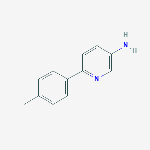 molecular formula C12H12N2 B060670 6-(p-Tolyl)pyridin-3-amine CAS No. 170850-45-0