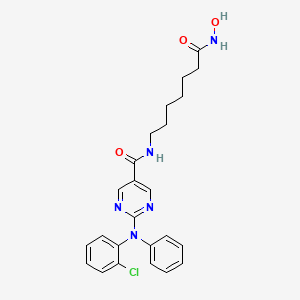 molecular formula C24H26ClN5O3 B606704 Citarinostat CAS No. 1316215-12-9