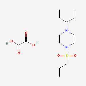 1-(1-ethylpropyl)-4-(propylsulfonyl)piperazine oxalate