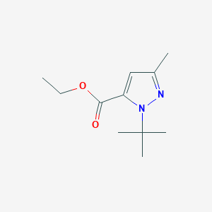 ethyl 1-(tert-butyl)-3-methyl-1H-pyrazole-5-carboxylate