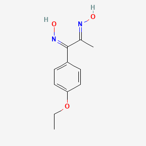 molecular formula C11H14N2O3 B6067207 1-(4-ethoxyphenyl)-1,2-propanedione dioxime 