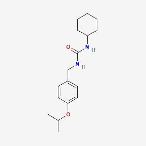 molecular formula C17H26N2O2 B6067243 N-cyclohexyl-N'-(4-isopropoxybenzyl)urea 