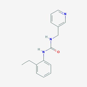 molecular formula C15H17N3O B6067389 N-(2-ethylphenyl)-N'-(3-pyridinylmethyl)urea 