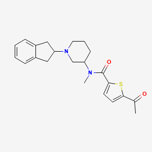 5-acetyl-N-[1-(2,3-dihydro-1H-inden-2-yl)-3-piperidinyl]-N-methyl-2-thiophenecarboxamide