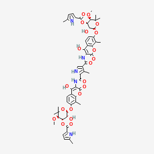 molecular formula C55H59N5O20 B606774 Coumermycin a1 CAS No. 4434-05-3