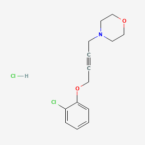 4-[4-(2-chlorophenoxy)but-2-yn-1-yl]morpholine hydrochloride