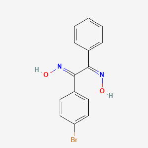 molecular formula C14H11BrN2O2 B6067867 1-(4-bromophenyl)-2-phenyl-1,2-ethanedione dioxime 