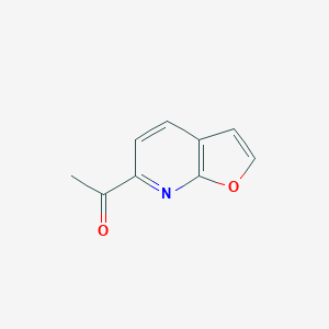 molecular formula C9H7NO2 B060679 1-(Furo[2,3-b]pyridin-6-yl)ethanone CAS No. 193750-68-4