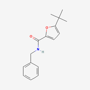 molecular formula C16H19NO2 B6068054 N-benzyl-5-tert-butyl-2-furamide 