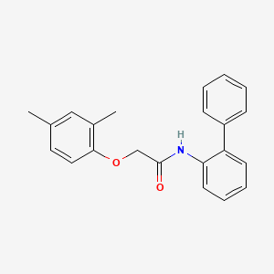 molecular formula C22H21NO2 B6068090 N-2-biphenylyl-2-(2,4-dimethylphenoxy)acetamide 