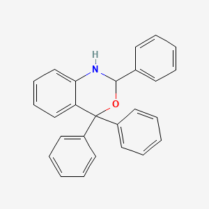 molecular formula C26H21NO B6068093 2,4,4-triphenyl-1,4-dihydro-2H-3,1-benzoxazine 