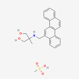 molecular formula C24H25NO4S B606812 甲磺酸克里斯纳托 CAS No. 96389-69-4