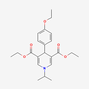 diethyl 4-(4-ethoxyphenyl)-1-isopropyl-1,4-dihydro-3,5-pyridinedicarboxylate