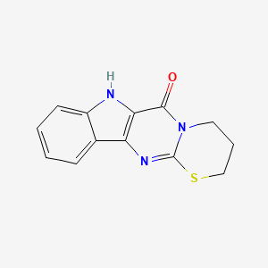 3,4-dihydro-2H-[1,3]thiazino[3',2':1,2]pyrimido[5,4-b]indol-6(7H)-one