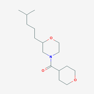 2-(4-methylpentyl)-4-(tetrahydro-2H-pyran-4-ylcarbonyl)morpholine