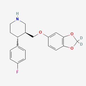 molecular formula C19H18D2FNO3 B606826 Unii-KP3VT00O7V CAS No. 923932-43-8