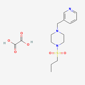 1-(propylsulfonyl)-4-(3-pyridinylmethyl)piperazine oxalate