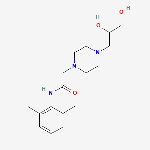 molecular formula C17H27N3O3 B606839 O-Desaryl Ranolazine CAS No. 172430-46-5