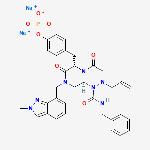 molecular formula C33H34N7Na2O7P B606849 CWP232228 sodium CAS No. 1144044-02-9