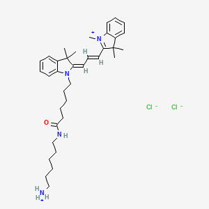 molecular formula C36H52Cl2N4O B606860 Cy3 amine CAS No. 2247688-56-6