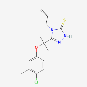 4-allyl-5-[1-(4-chloro-3-methylphenoxy)-1-methylethyl]-4H-1,2,4-triazole-3-thiol
