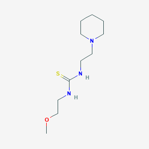 N-(2-methoxyethyl)-N'-[2-(1-piperidinyl)ethyl]thiourea