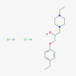 1-(4-ethylphenoxy)-3-(4-ethyl-1-piperazinyl)-2-propanol dihydrochloride