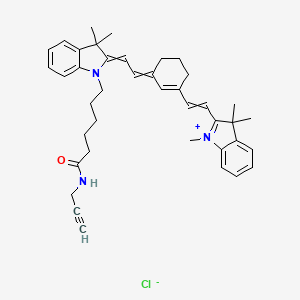 molecular formula C40H48ClN3O B606875 花青7炔 CAS No. 1954687-62-7