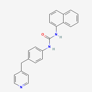molecular formula C23H19N3O B6068754 N-1-naphthyl-N'-[4-(4-pyridinylmethyl)phenyl]urea 