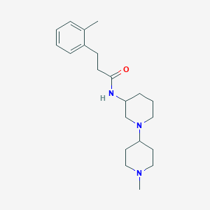 N-(1'-methyl-1,4'-bipiperidin-3-yl)-3-(2-methylphenyl)propanamide