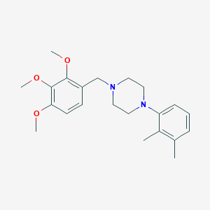 1-(2,3-dimethylphenyl)-4-(2,3,4-trimethoxybenzyl)piperazine
