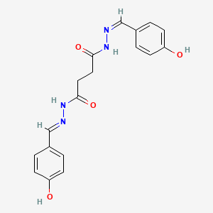 N'~1~,N'~4~-bis(4-hydroxybenzylidene)succinohydrazide