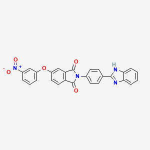 2-[4-(1H-benzimidazol-2-yl)phenyl]-5-(3-nitrophenoxy)-1H-isoindole-1,3(2H)-dione